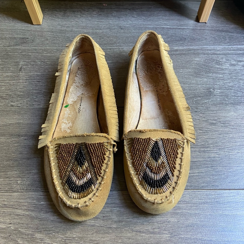 House of Harlow Beaded Loafers